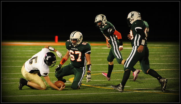 QB Sack. Photo by Terry Allen.