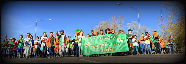 2nd Grade Pride. Photo by Terry Allen.