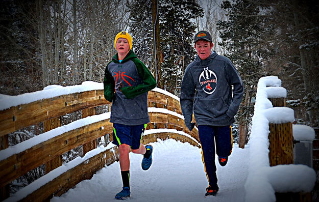 Young Runners. Photo by Terry Allen.