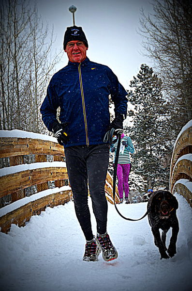 Man and Dog. Photo by Terry Allen.