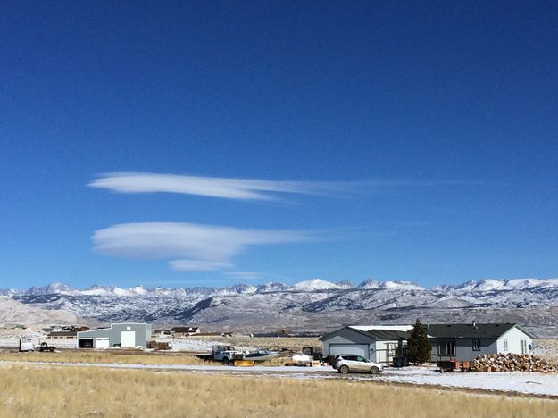 Spaceship clouds. Photo by Renee' Smythe.