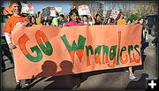 Go Wranglers!. Photo by Terry Allen.