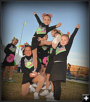 Cheer Team. Photo by Terry Allen.