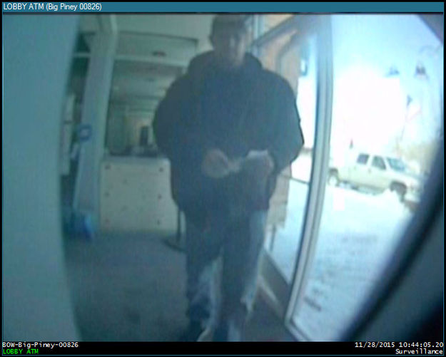 Male suspect. Photo by Sublette County Sheriffs Office.