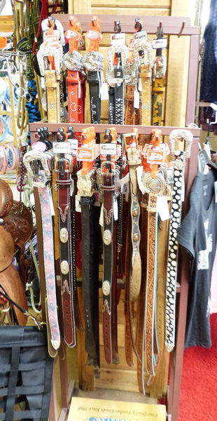 Kids Cowboy Belts. Photo by Dawn Ballou, Pinedale Online.