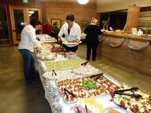 Food catered  by Sue Eversull. Photo by Dawn Ballou, Pinedale Online.