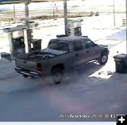 Suspect vehicle. Photo by Sublette County Sheriffs Office.