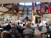 Clay Landry talk at the Museum. Photo by Dawn Ballou, Pinedale Online.