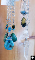 Necklaces. Photo by Dawn Ballou, Pinedale Online.