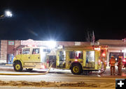 Pinedale Fire. Photo by Dawn Ballou, Pinedale Online.