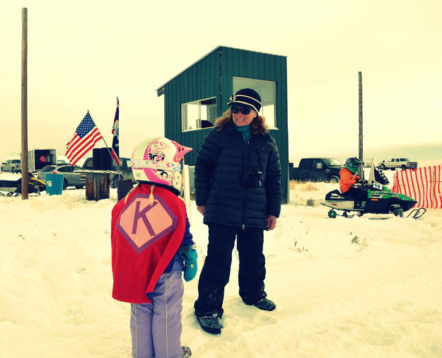 Cape Girl and Coach. Photo by Terry Allen.