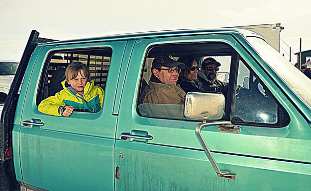 Truck Spectators. Photo by Terry Allen.