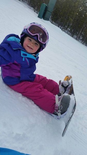 Snowboard kid. Photo by White Pine Resort.