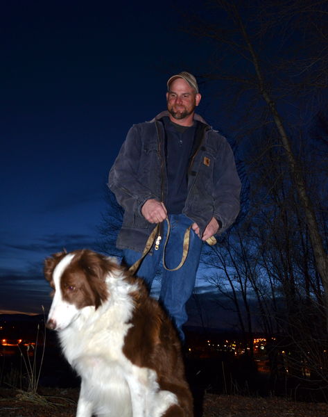 Robert and Brewster. Photo by Terry Allen.