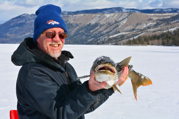 Jeff and his fish. Photo by Mitch Brantley.