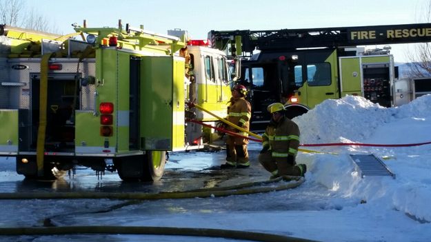 On scene. Photo by Sublette County Unified Fire.