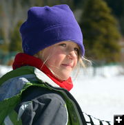 A Ski Joring Fan. Photo by Terry Allen.