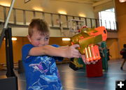 Ryder Takes Aim. Photo by Terry Allen, Pinedale Online.