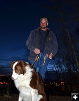 Robert and Brewster. Photo by Terry Allen.