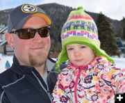 Andy and Mila love Ski Joring. Photo by Terry Allen.