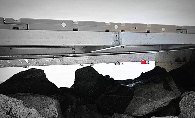 Under the Boat Ramp. Photo by Terry Allen.