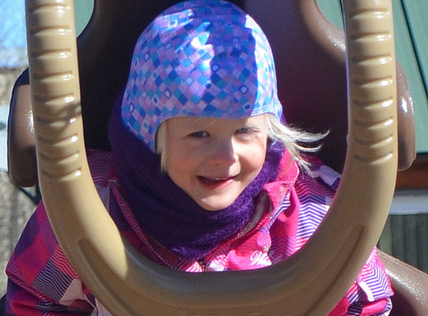 Ella in a Swing. Photo by Terry Allen.