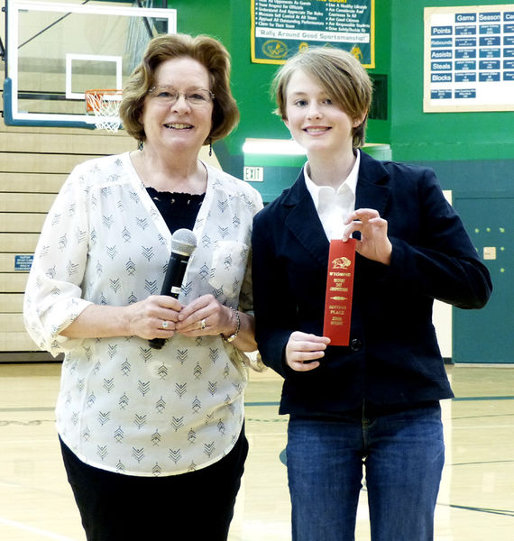Junior Documentary Individual - 2nd Place. Photo by Dawn Ballou, Pinedale Online.