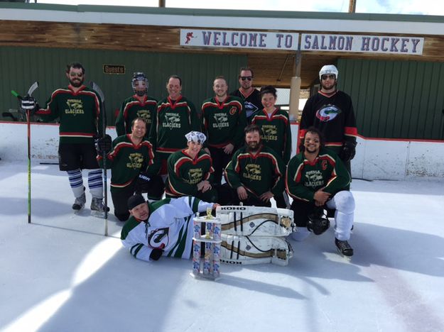 Pinedale Adult Co-Ed Hockey Team. Photo by Pinedale Adult Co-Ed Hockey Team.