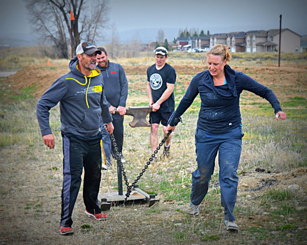 Sled, Anvil and Atlas Course. Photo by Terry Allen.