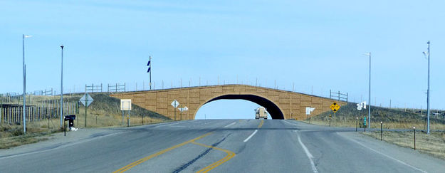 Trapper's Point wildlife overpass. Photo by Dawn Ballou, Pinedale Online.