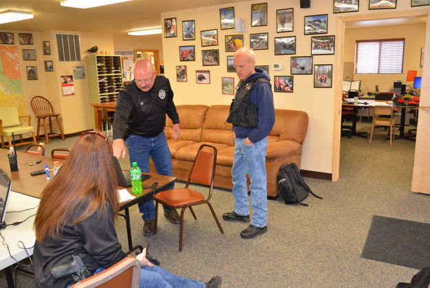 Incident Command. Photo by Terry Allen, Pinedale Online.