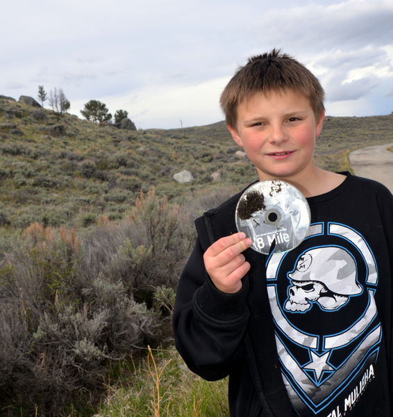 Tucker Found Trash CD. Photo by Terry Allen.