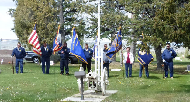 Color Guard. Photo by Dawn Ballou, Pinedale Online.