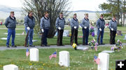 Honor Guard. Photo by Dawn Ballou, Pinedale Online.