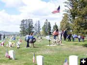 VFW Wreath. Photo by Dawn Ballou, Pinedale Online.