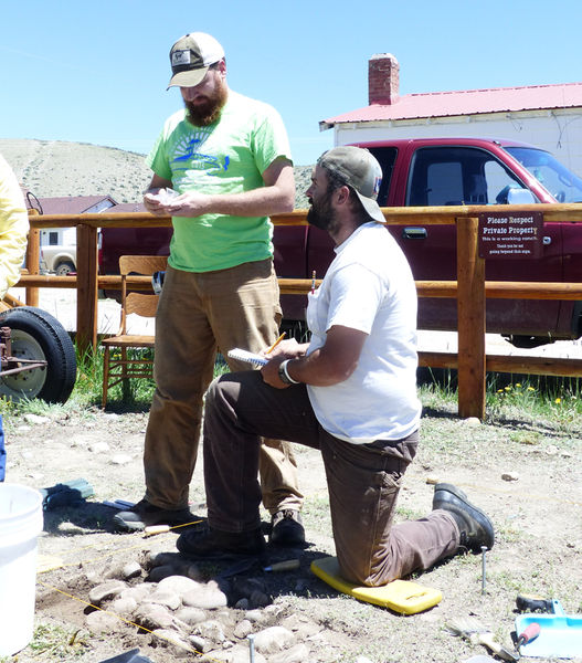 BLM archaeologists. Photo by Dawn Ballou, Pinedale Online.