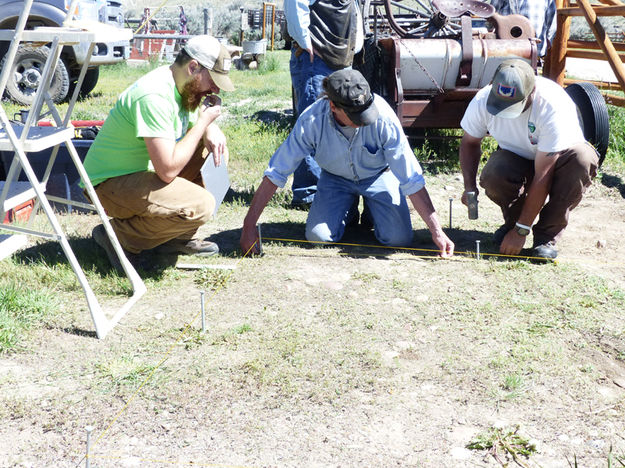 Staking unit. Photo by Dawn Ballou, Pinedale Online.