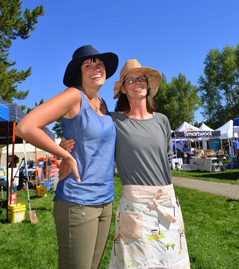 Laura and Jen. Photo by Terry Allen.