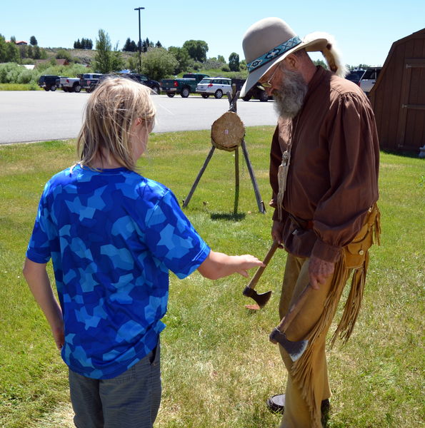 Tomahawk Lessons. Photo by Terry Allen.