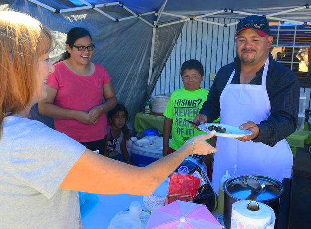 Eduardo Makes Awesome Taco's. Photo by Terry Allen.