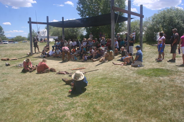 AMM Demonstrations. Photo by Clint Gilchrist, Pinedale Online.