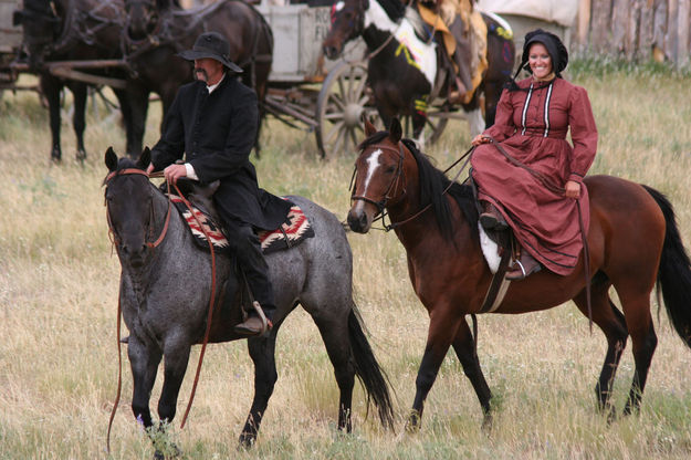 Marcus & Narcissa Whitman. Photo by Clint Gilchrist, Pinedale Online.