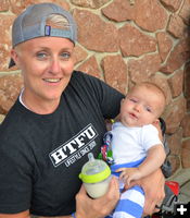 Krystal and her Little Mountain Man. Photo by Terry Allen.