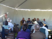 Fur Trade Panel Discussion. Photo by Dawn Ballou, Pinedale Online.