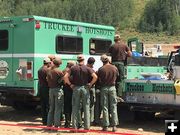 Truckee Hotshots. Photo by Bridger-Teton National Forest.