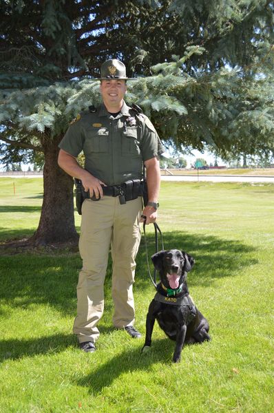 Kato retires. Photo by Wyoming Highway Patrol.