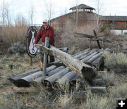 Queen of the Green river raft. Photo by Dawn Ballou, Pinedale Online.