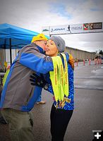 Denise Gets the French Finish From Monte. Photo by Terry Allen.