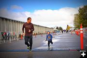 Father and Son Finish. Photo by Terry Allen.