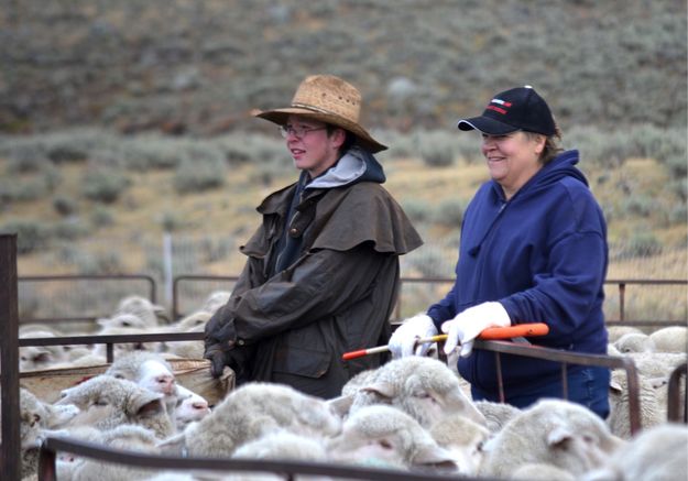 Rex and Sue. Photo by Cat Urbigkit, Pinedale Online.